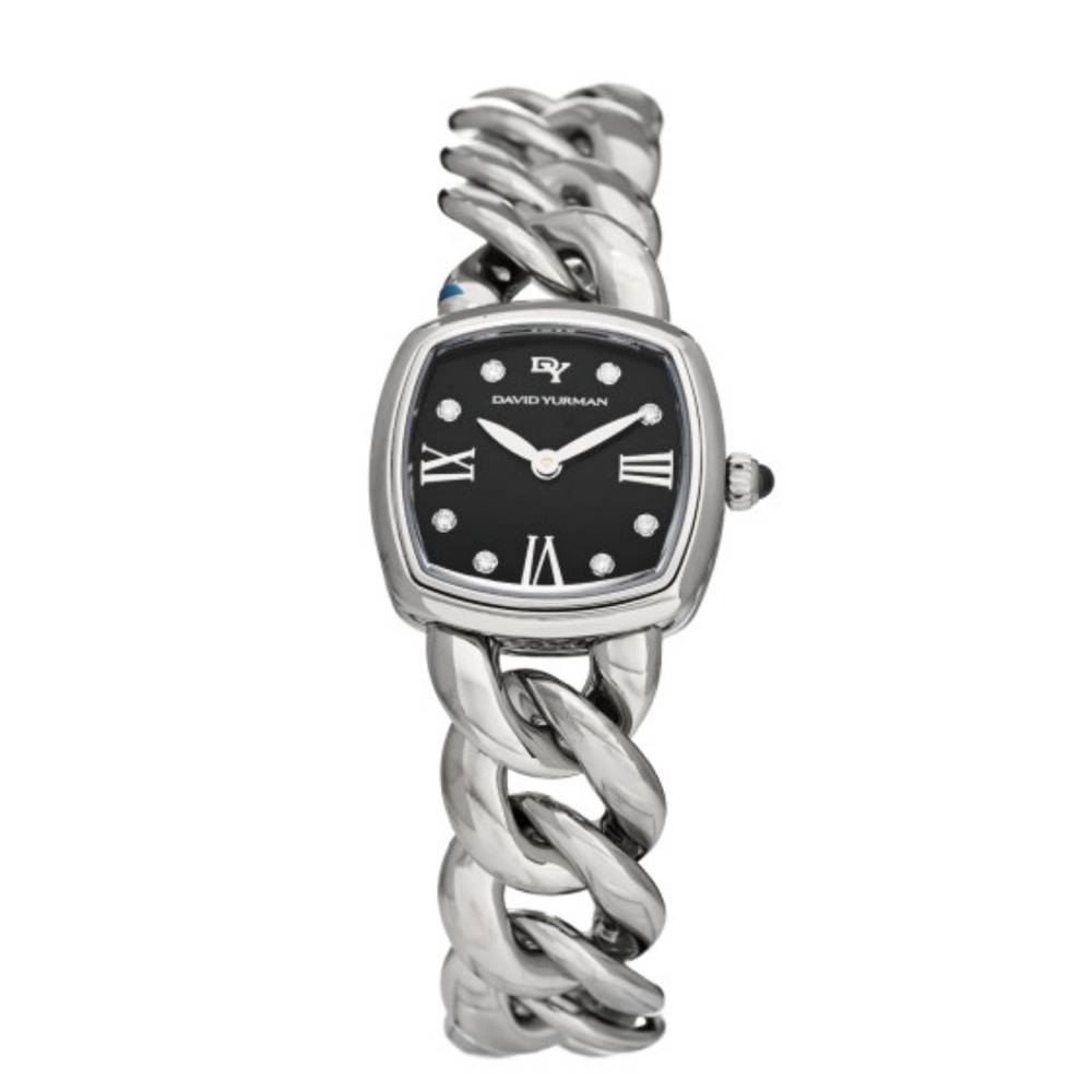 David Yurman Stainless Steel Diamond 23mm Albion Quartz Watch